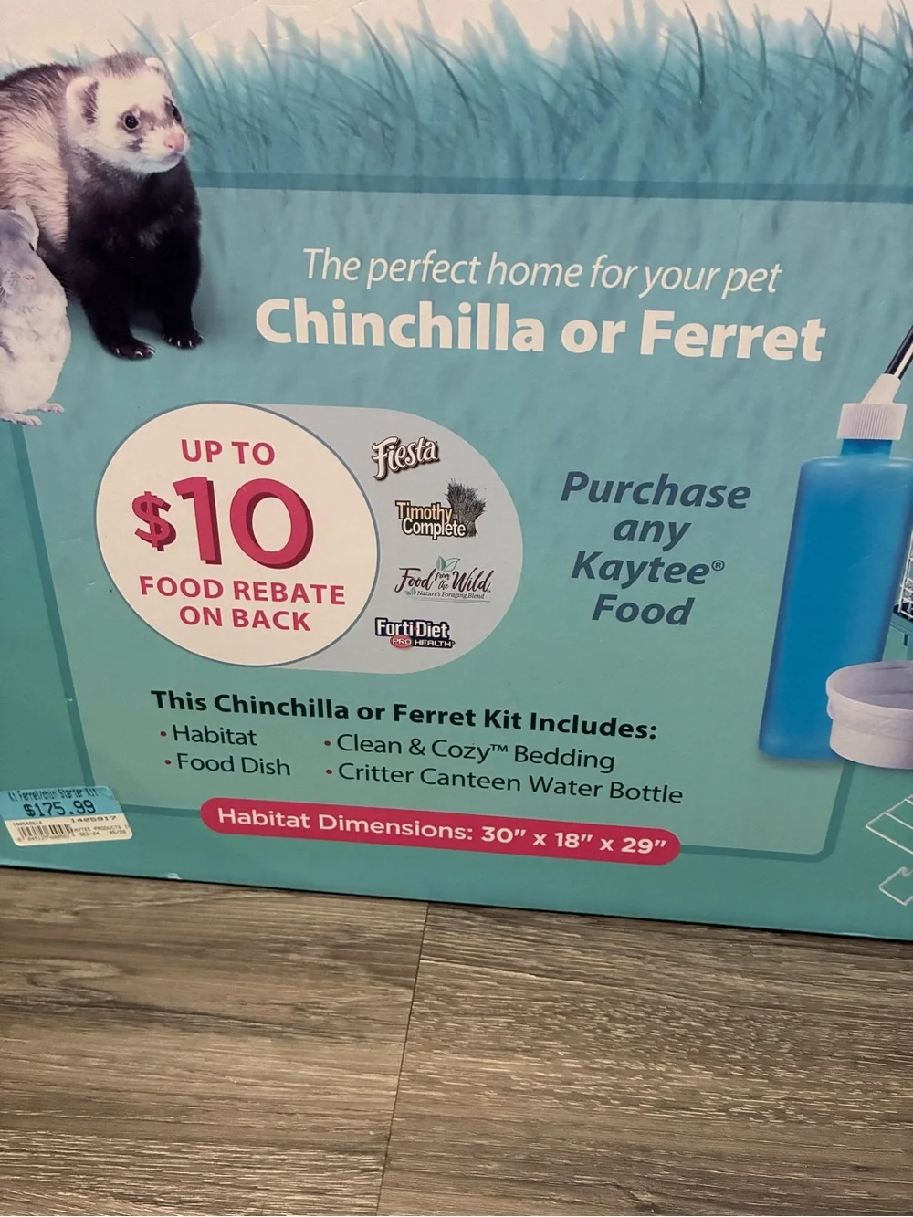 Kaytee Chinchilla or Ferret Starter Habitat - Green